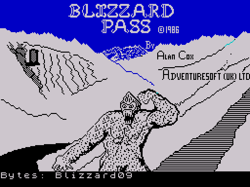 Blizzard Pass loading screen